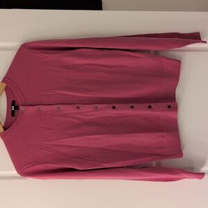 Women's Pink Cardigan Sweater